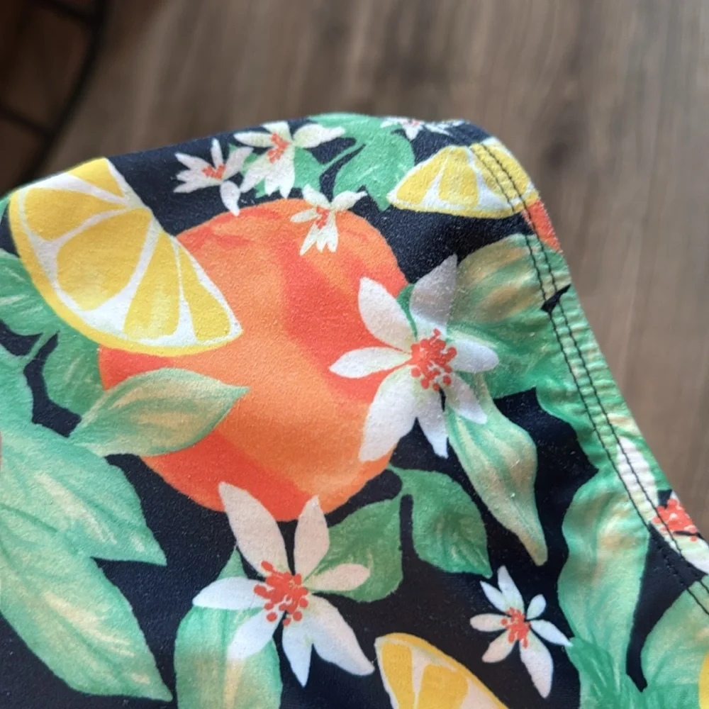 Old Navy Kids One Piece Swimsuit - Citrus Print - Picture 6 of 6